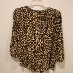 Leopard blouse. Medium.